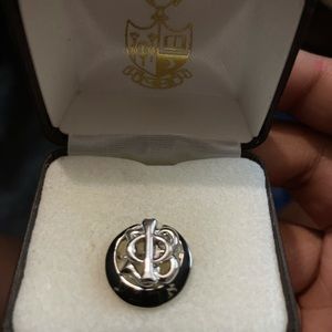 Silver Gamma Phi Beta Pin